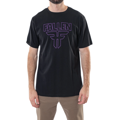 Fallen Insignia T-Shirt - Black / Purple