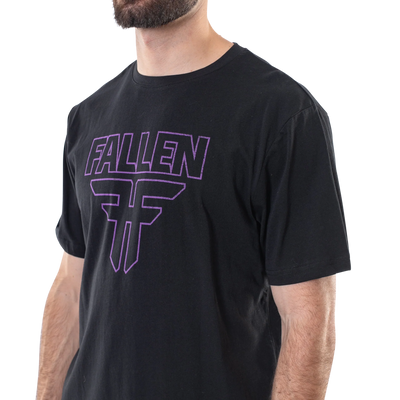 Fallen Insignia T-Shirt - Black / Purple