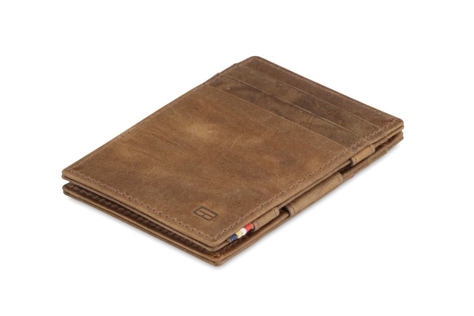 Garzini / Hunterson Essenziale Magic 10 Card Wallet - Brushed Brown