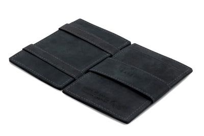 Garzini / Hunterson Cavare Pull Tab Magic Card Wallet - Carbon Black