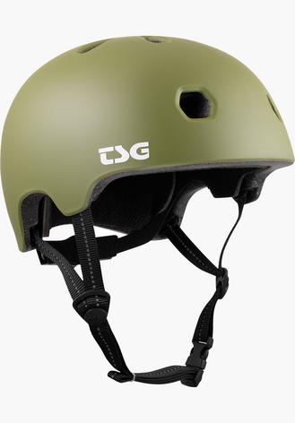 TSG Meta Solid Colors Helmet - satin olive