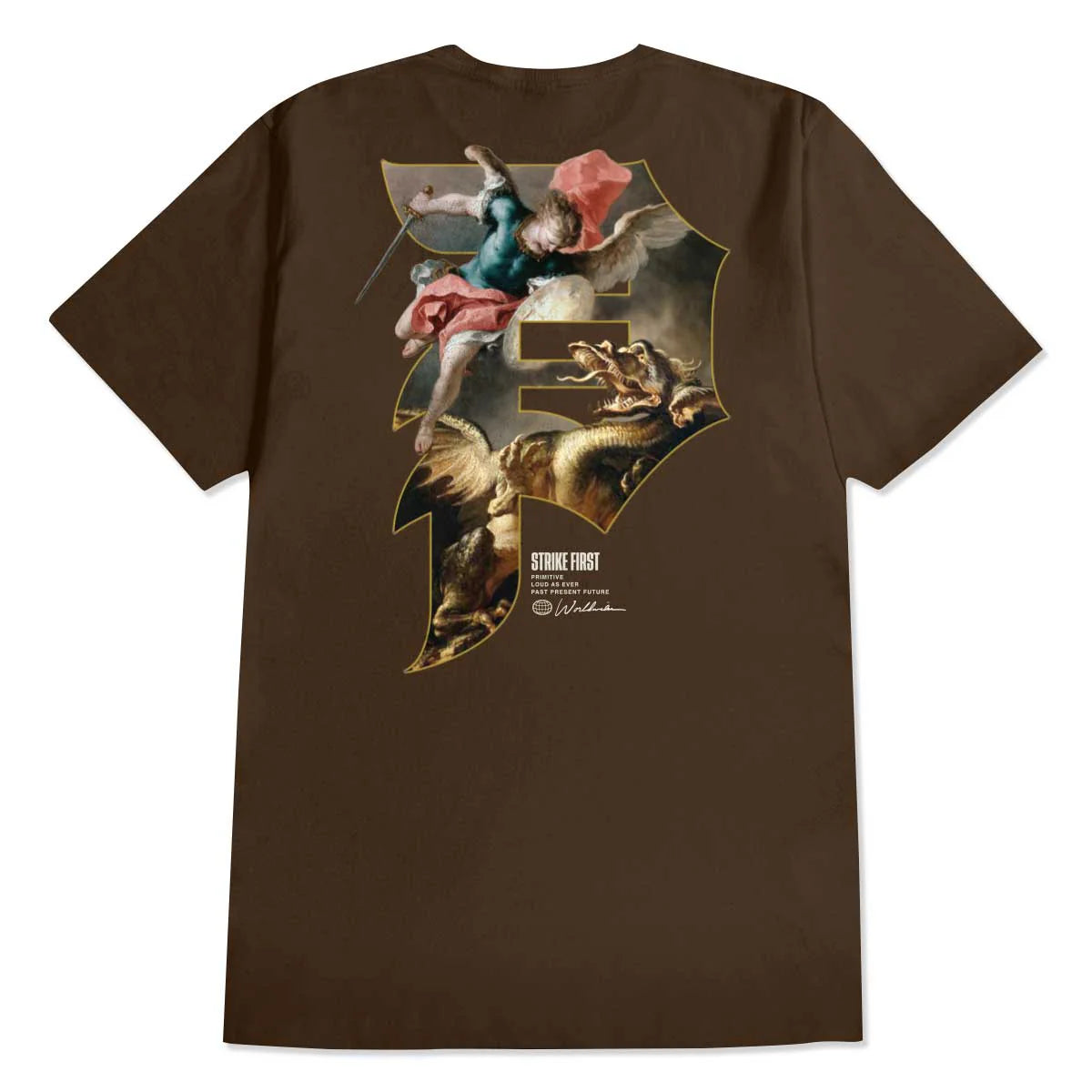 Primitive Courage T-Shirt - Brown