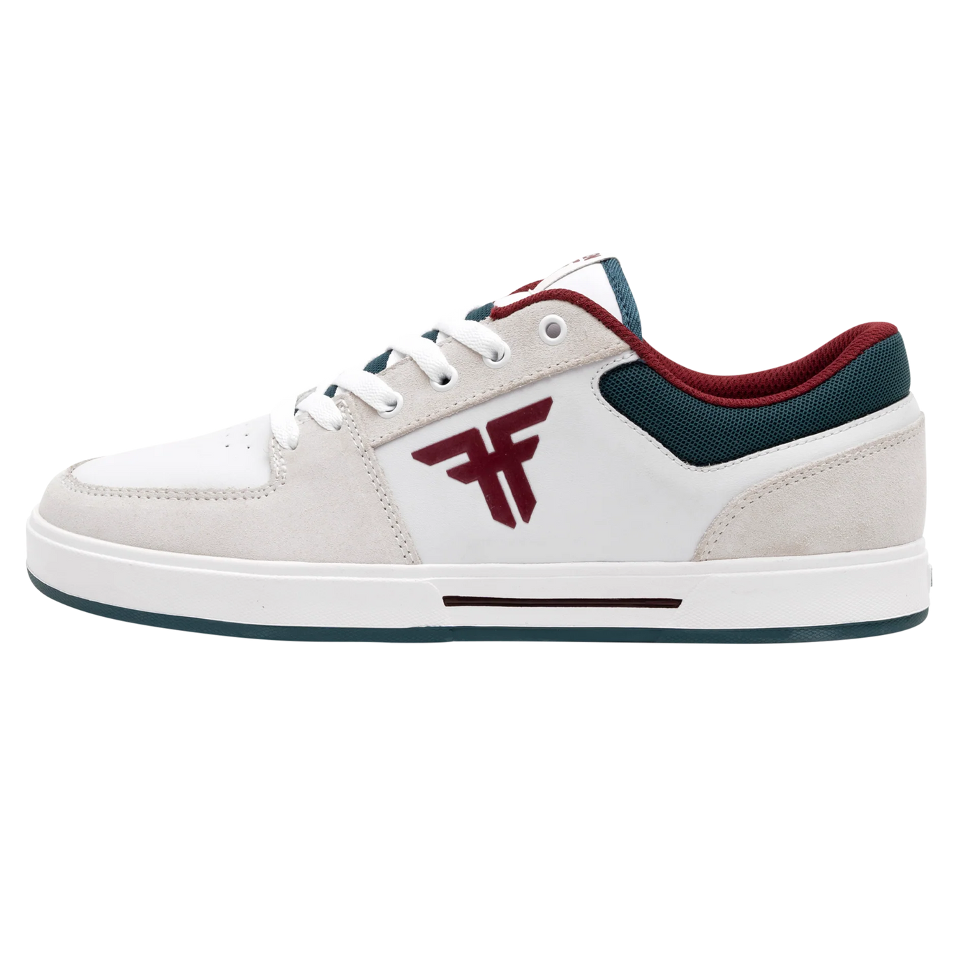 Fallen PATRIOT Shoe - White / Teal / Burgundy