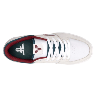 Fallen PATRIOT Shoe - White / Teal / Burgundy