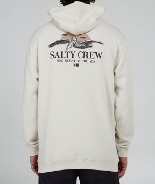 Salty Crew Soarin Fleece Hoodie - Bone