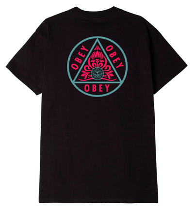 Obey Pyramid OVERSIZE Classic T-Shirt - Black