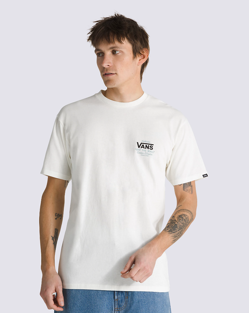 Vans Holder ST T-Shirt - Marshmallow / Frost Gray