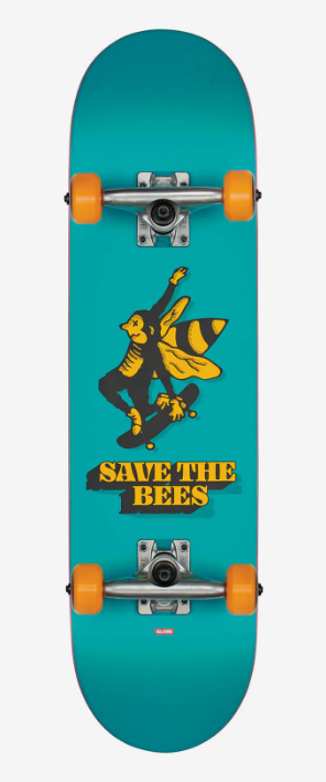 Globe Kids Save The Bees Mid Complete Board - 7.6