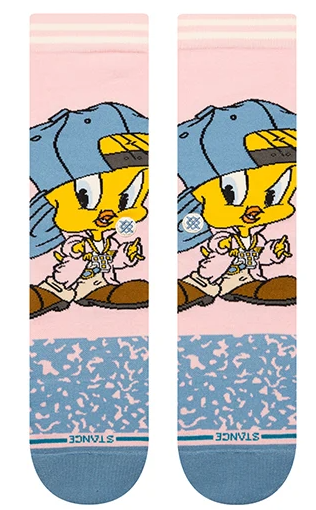 Stance TWEETY CREW  Socks  - Pink