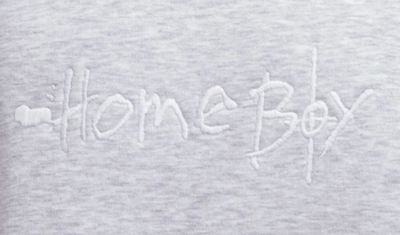 Homeboy Pencil Hoodie - Grey Heather