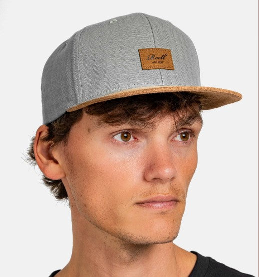 Reell Suede Cap - Ash Herringbone Grey