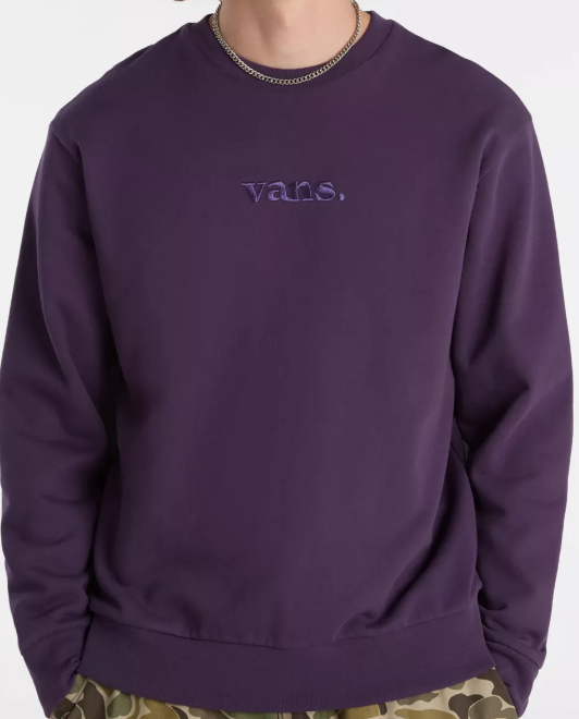 Vans ESSENTIAL RELAXED CREW gothic grape