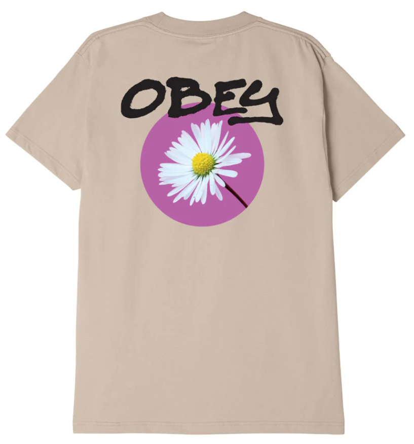 Obey Daisy Spray OVERSIZE Classic T-Shirt - Sand