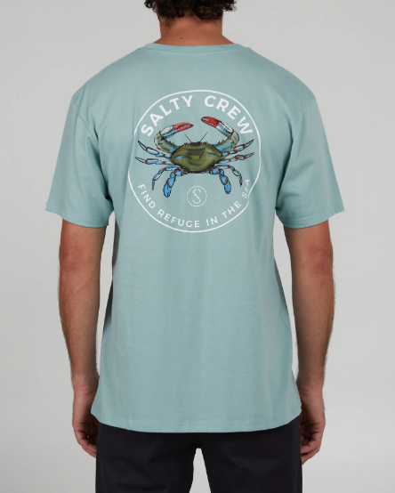 Salty Crew Blue Crabber Premium T-Shirt - Mackerel