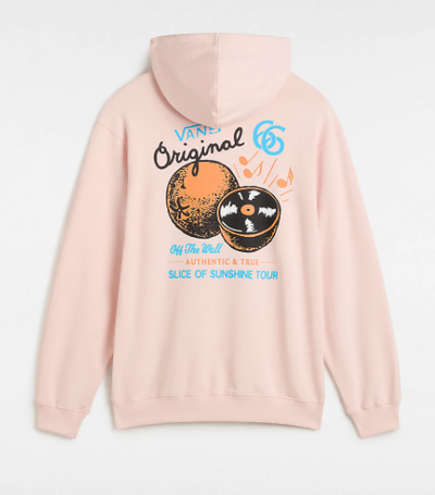 Vans Orange Records Oversize Hoodie - Rosa