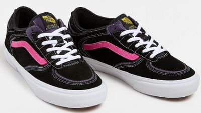 Vans Skate Rowley Schuhe - Black / Pink