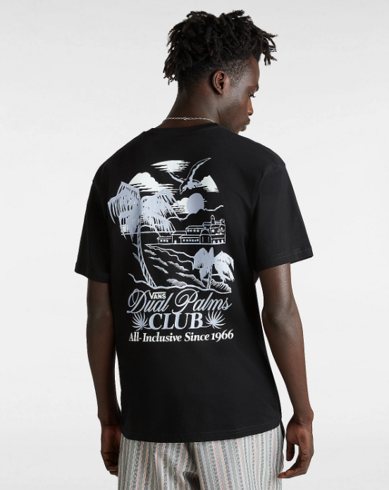 Vans Dual Palms Club T-Shirt - Black