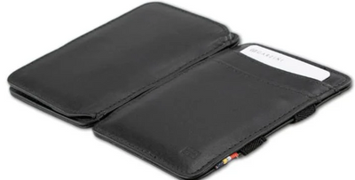 Garzini Magic Coin Wallet - 6 Cards Black