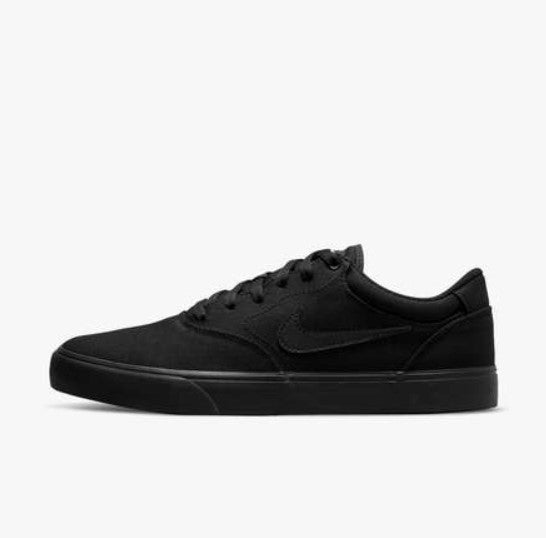 Nike SB 3494 Chron 2  Canvas Shoe - Balck / Black 002