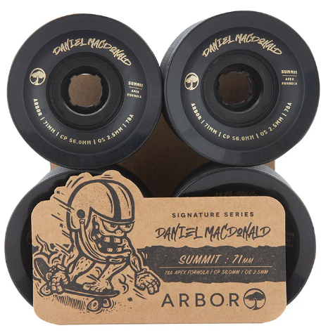 Arbor Summit Daniel Mac Donald Wheel Rollen 71mm 78a Black