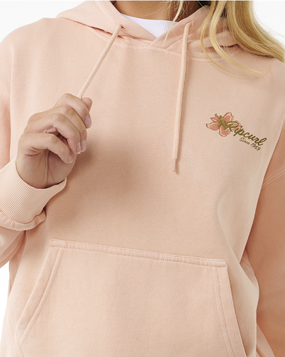 Ripcurl Wild Bloom Relaxed Hoodie - Pink