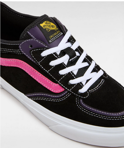 Vans Skate Rowley Schuhe - Black / Pink