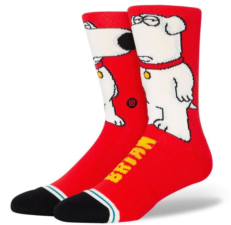 Stance The Dog Crew Socken - Red