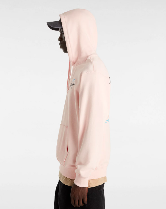 Vans Orange Records Oversize Hoodie - Rosa