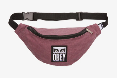 Obey Wasted Hip Bag II - Pigment Burgundy