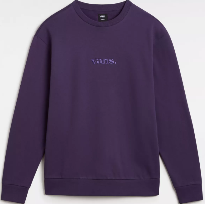 Vans ESSENTIAL RELAXED CREW gothic grape