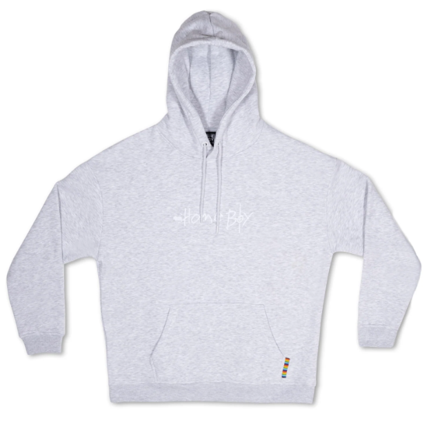 Homeboy Pencil Hoodie - Grey Heather