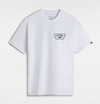 Vans Full Patch Back T-Shirt - White / Black