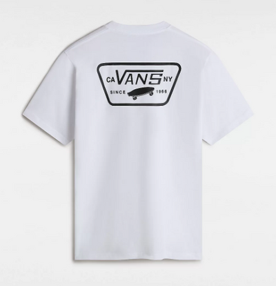 Vans Full Patch Back T-Shirt - White / Black