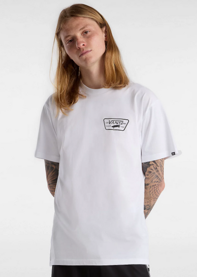 Vans Full Patch Back T-Shirt - White / Black