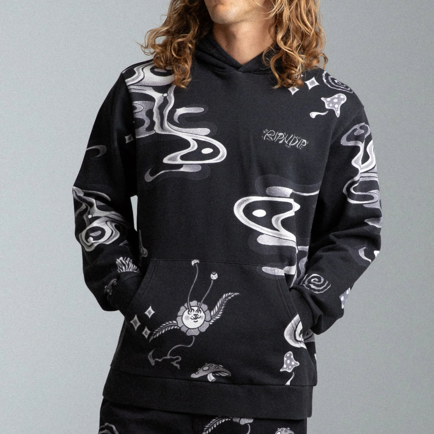 RipNDip Space Walk HOODIE - Black