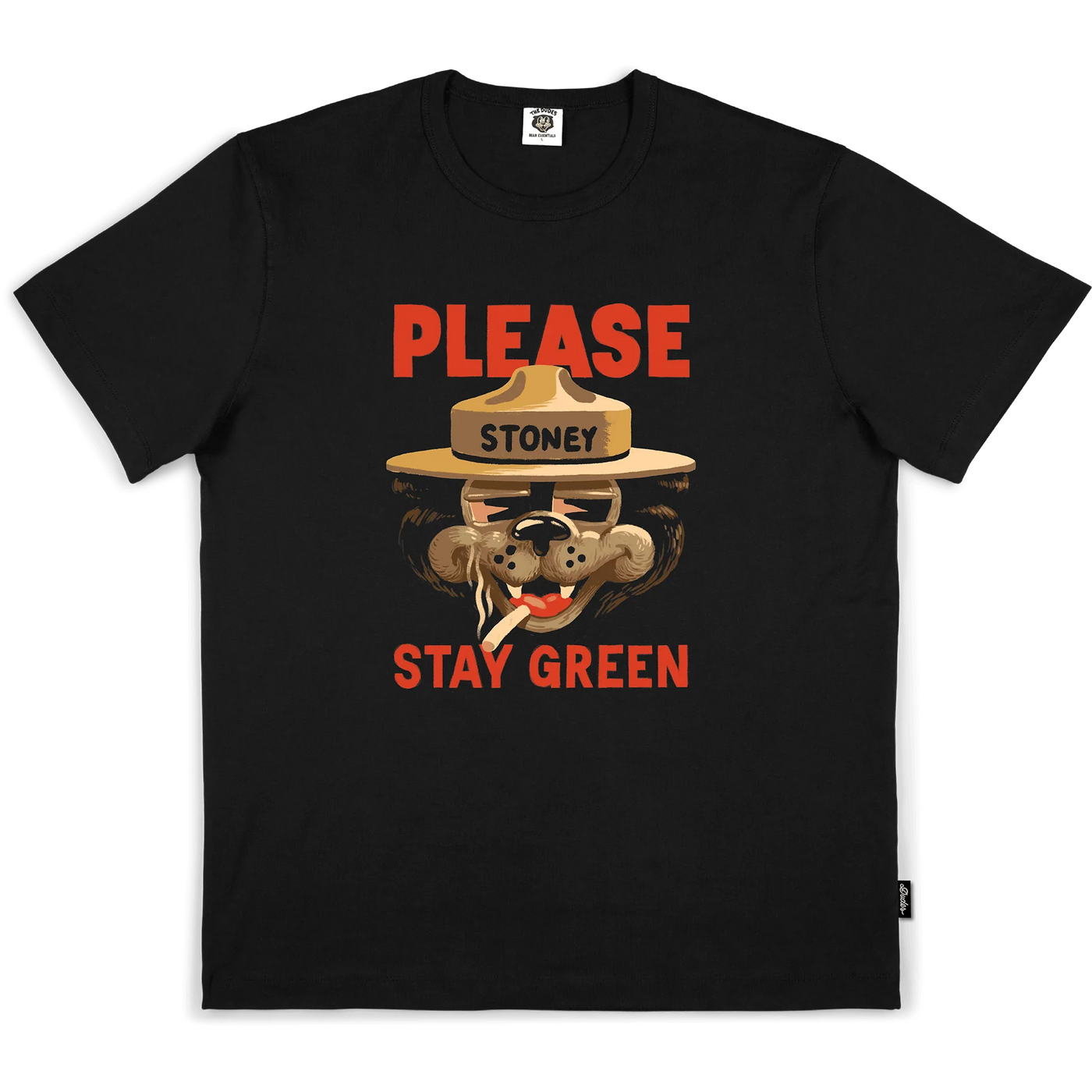 The Dudes Stay Green T-Shirt - Black