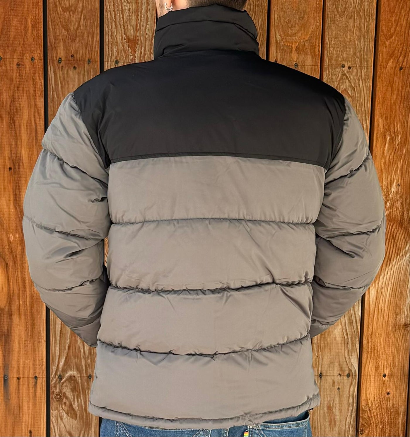 Karl Kani Retro Essential Puffer Jacket - Anthracite Grey