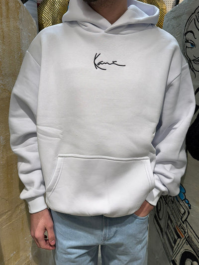 Karl Kani Small Signature Oversized Hoodie - White