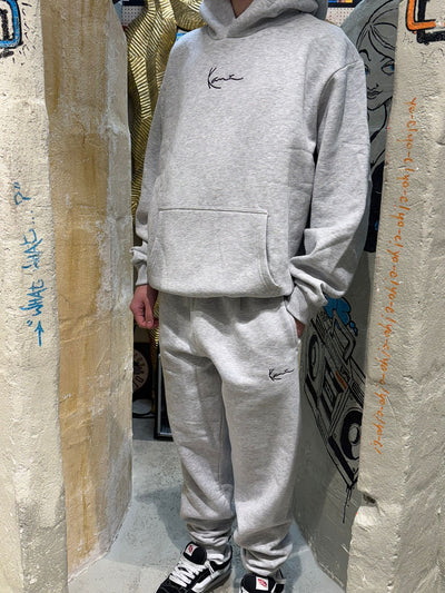 Karl Kani Small Signature Oversized Hoodie - Ash Grey