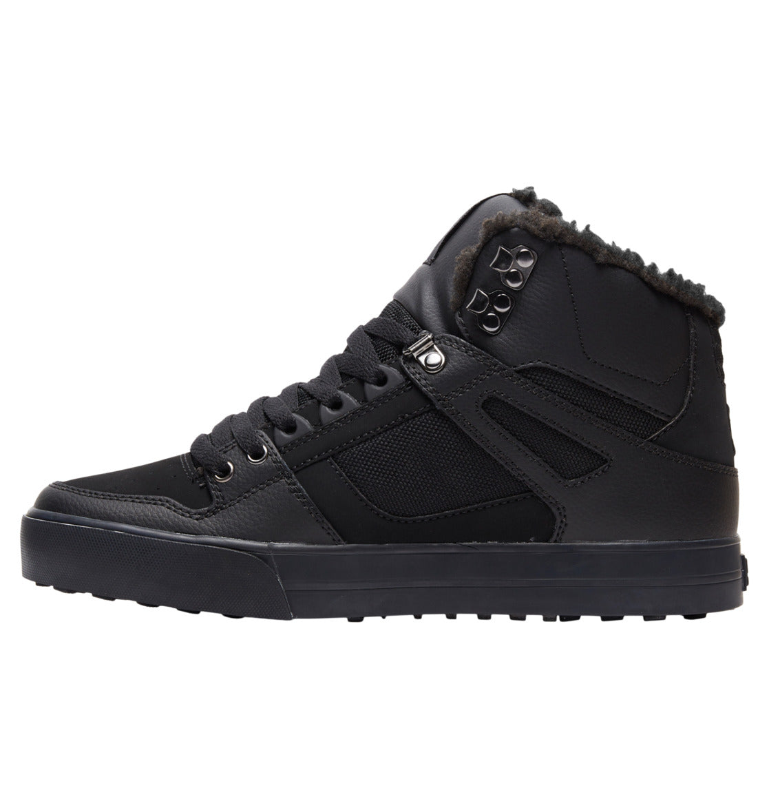 DC Shoes Pure High WNT - High-Top-Schuhe Gefüttert Winter Black Black Black