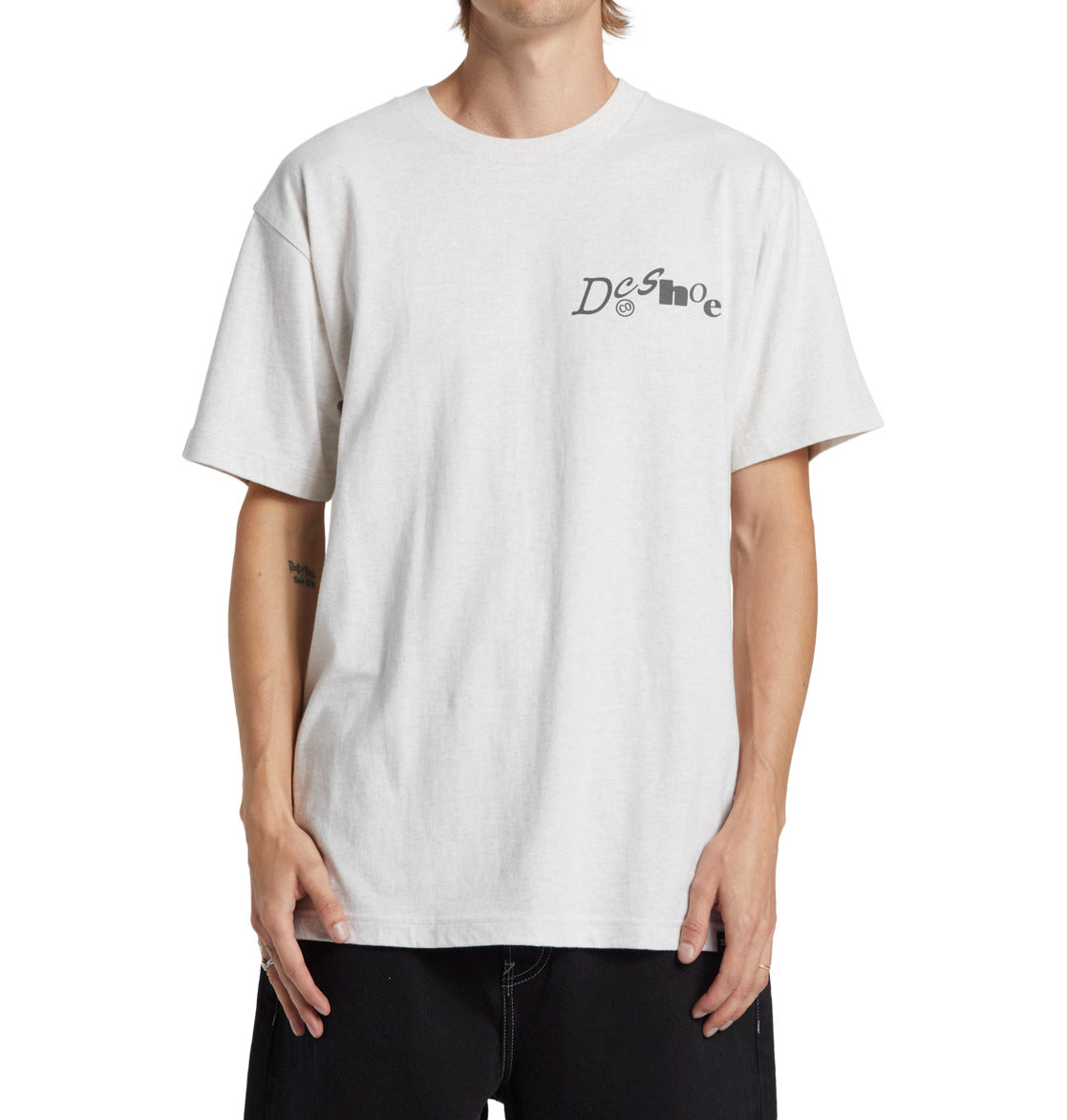 DC Transfer T-Shirt - snow heather (scvw)