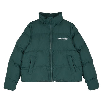 Santa Cruz Strip 2 In 1 Quilted Woman Jacket - Emerald