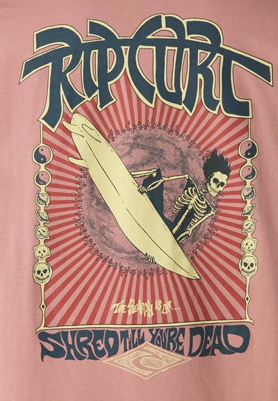 Ripcurl Shred Till Dead T-Shirt - Mushroom