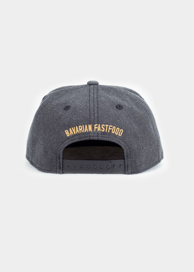 Bavarian Caps Bavarian Fastfood Snapback Cap - Schwarz