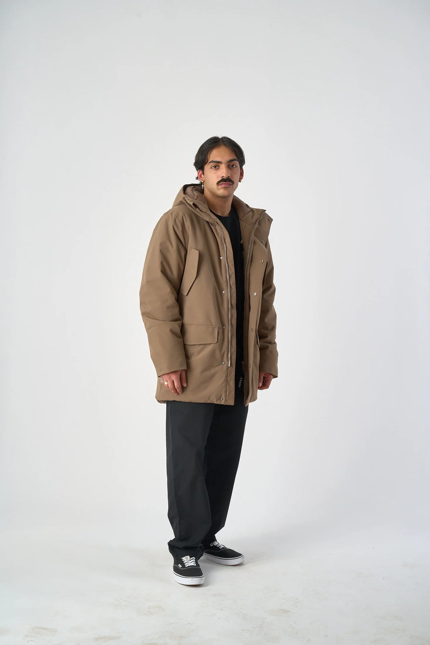 Cleptomanicx Winter H. Jacket Reset Parka - Shitake