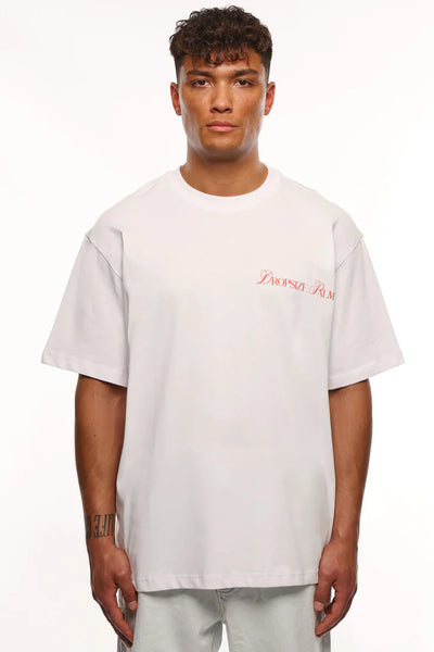 Dropsize TS-266 Heavy Palm T-Shirt - White