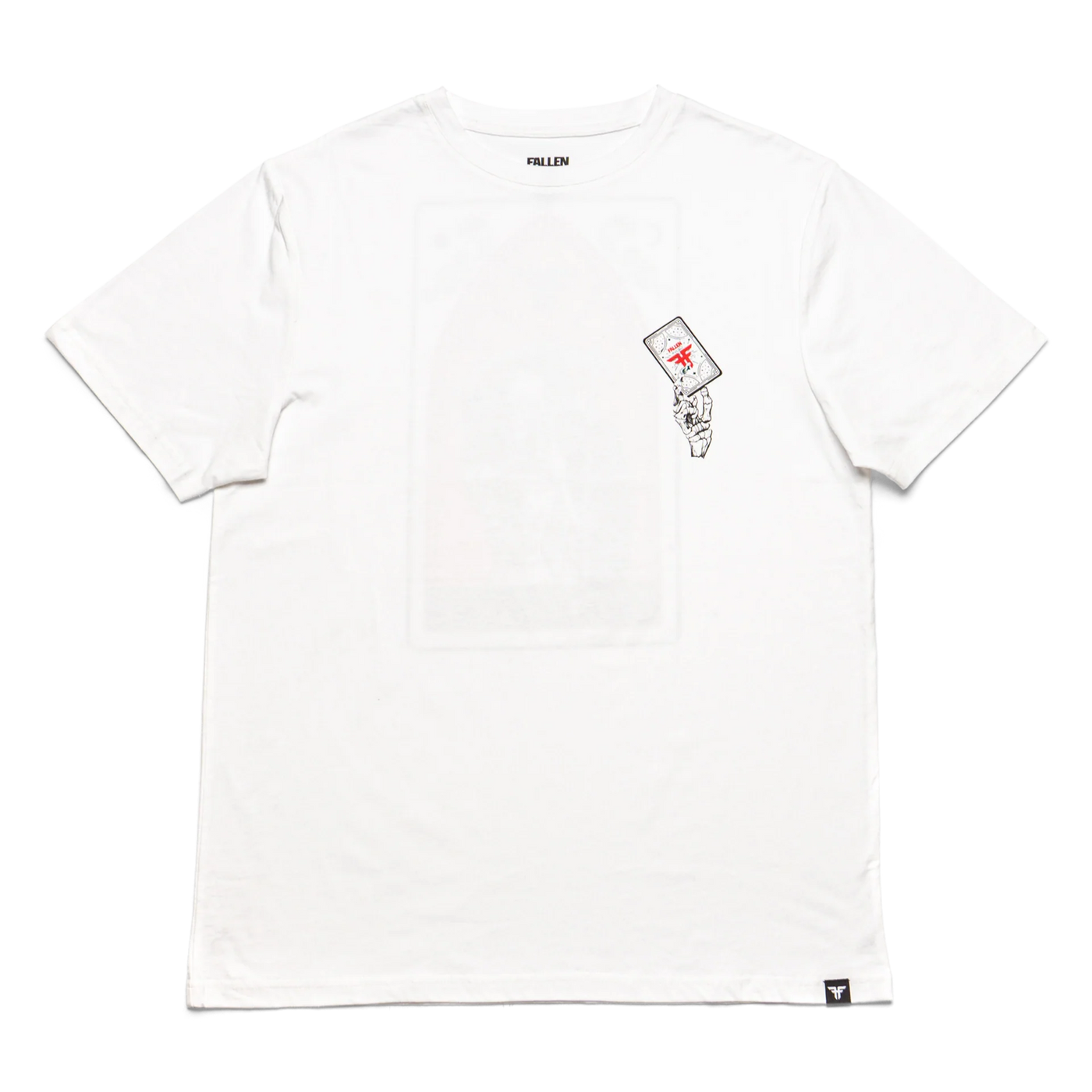 Fallen Death's Embrace T-Shirt - White / Red