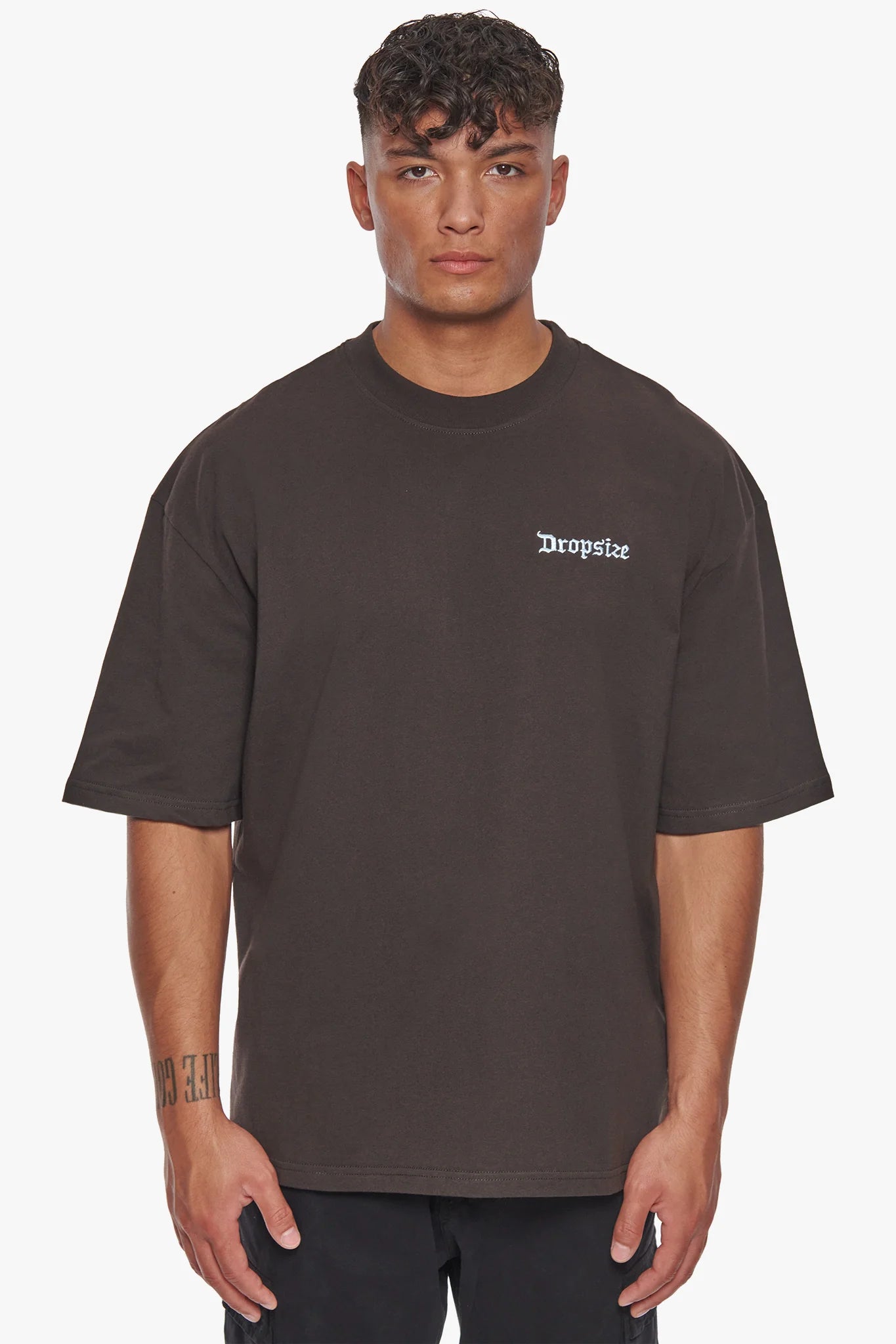 Dropsize TS-143 HEAVY MISTAKES T-SHIRT - WASHED BLACK