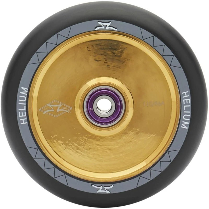 AO Helium Wheel 120mm Titen Abec 9 polished - Gold