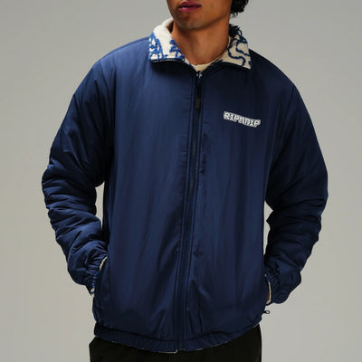 RipNDip Haku Reversible JACKET - Off White / Navy